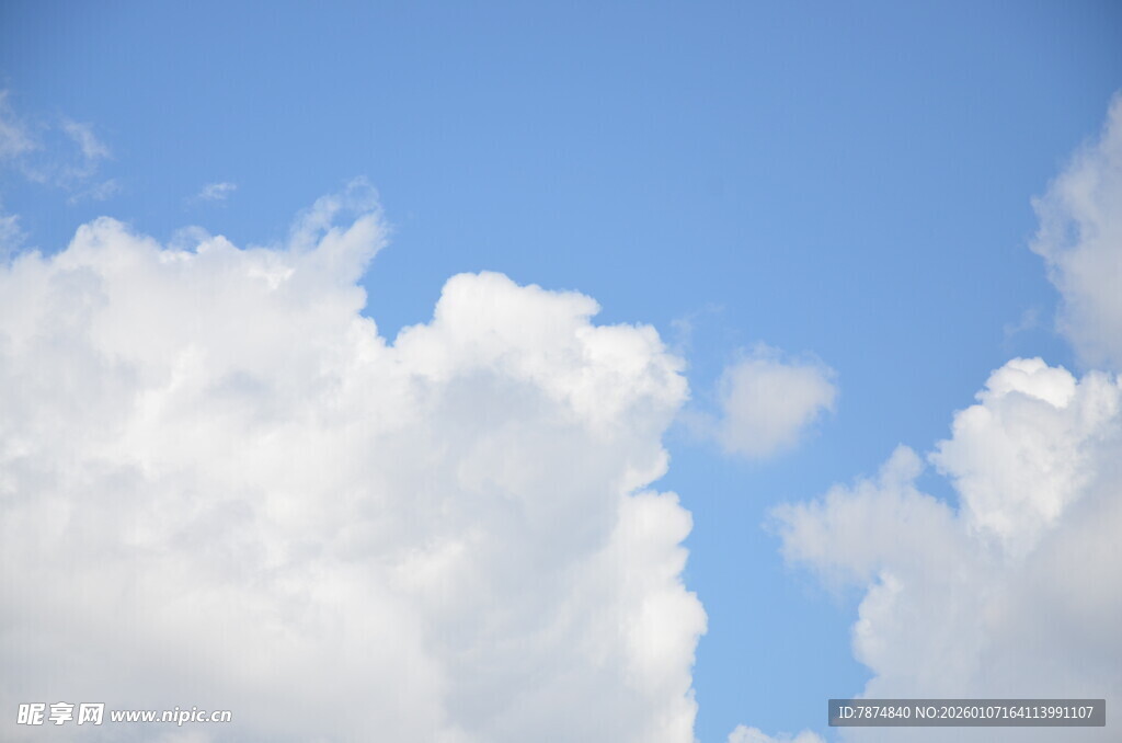 蓝天白云美景