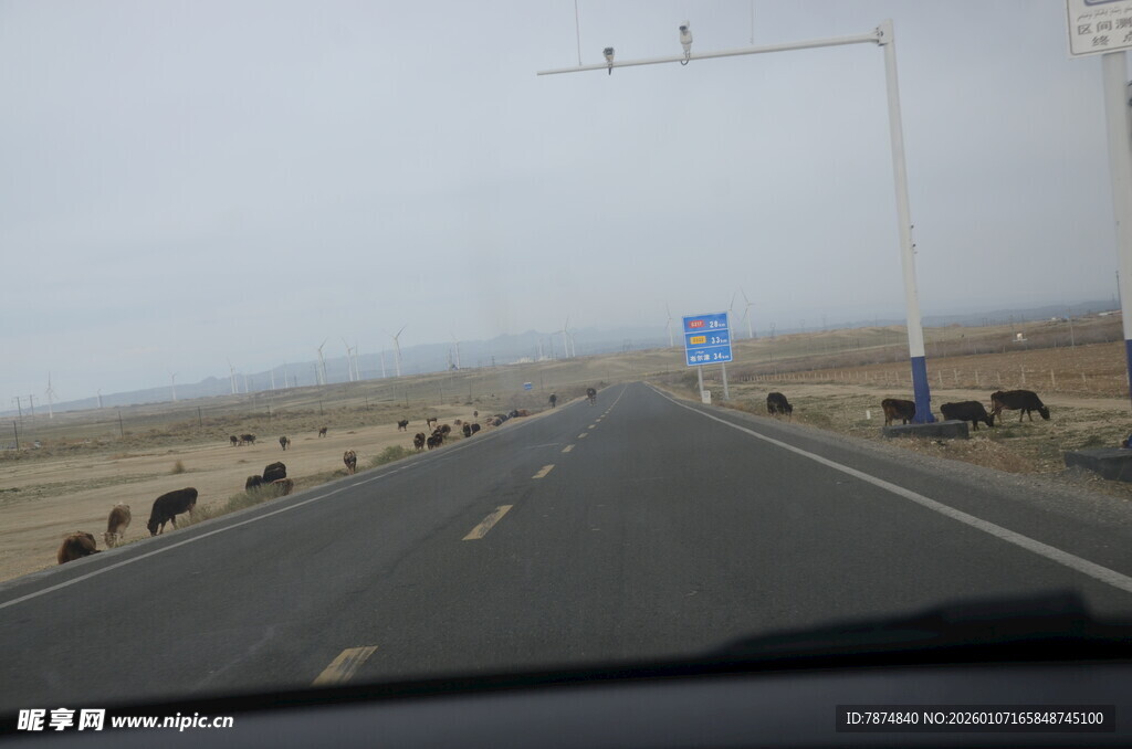 公路驰骋 前方视野开阔