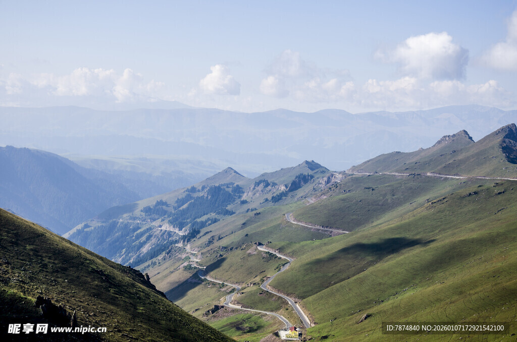 山间美景 绿野绵延