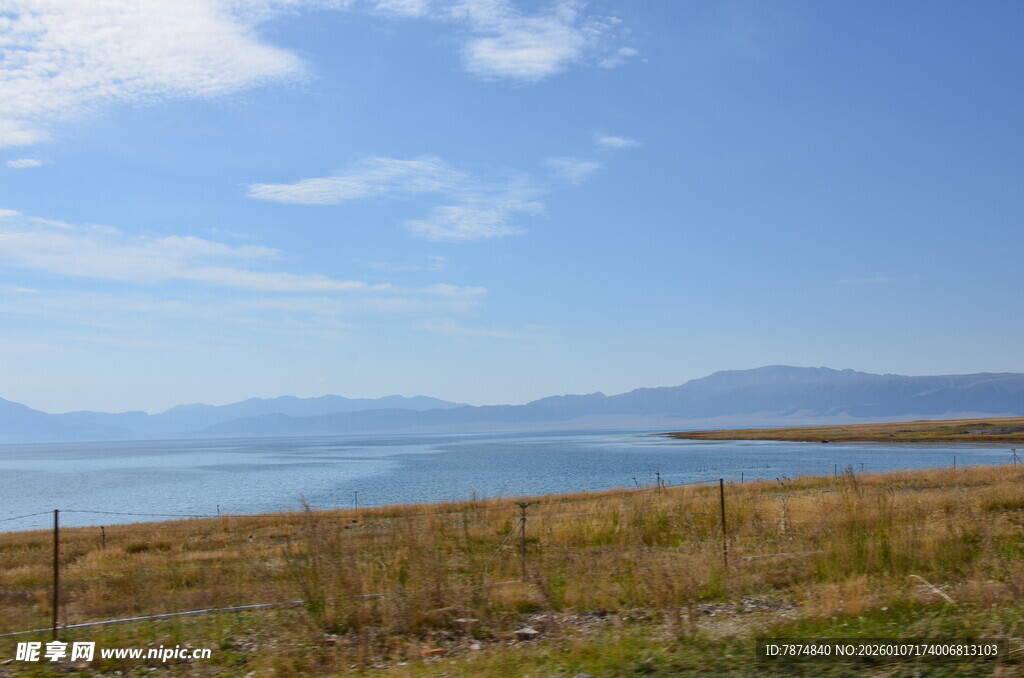 湖畔风光 辽阔天地美景