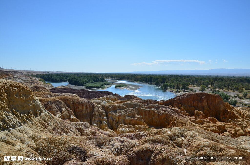 壮丽河谷地貌景观