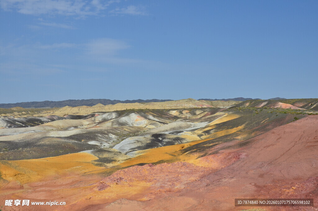 五彩斑斓的大地景观