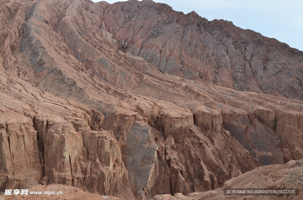 壮丽赤红峡谷景观