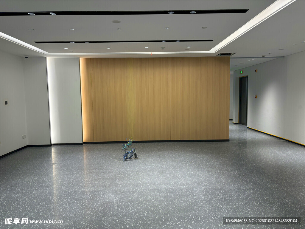 空旷现代室内空间场景