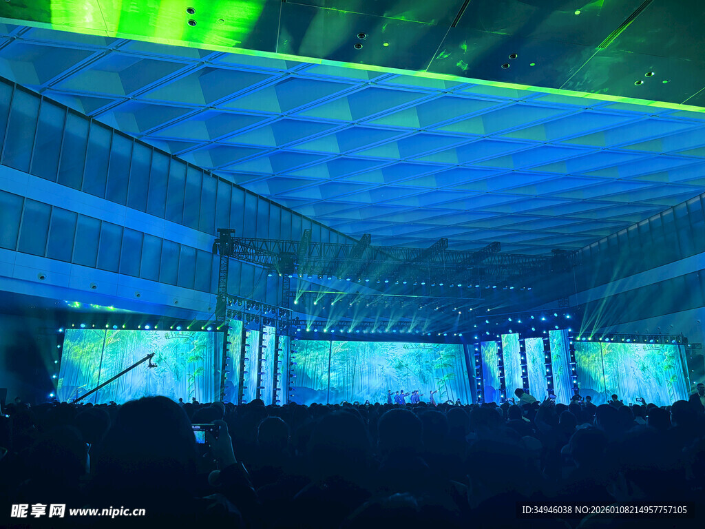 绚丽舞台灯光效果展示