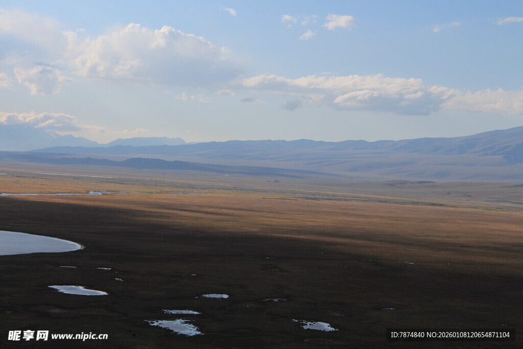 广袤荒原上的开阔风景