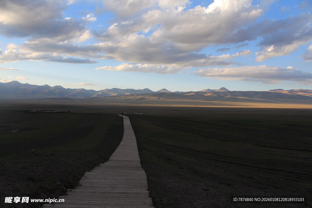 旷野中的延伸小路