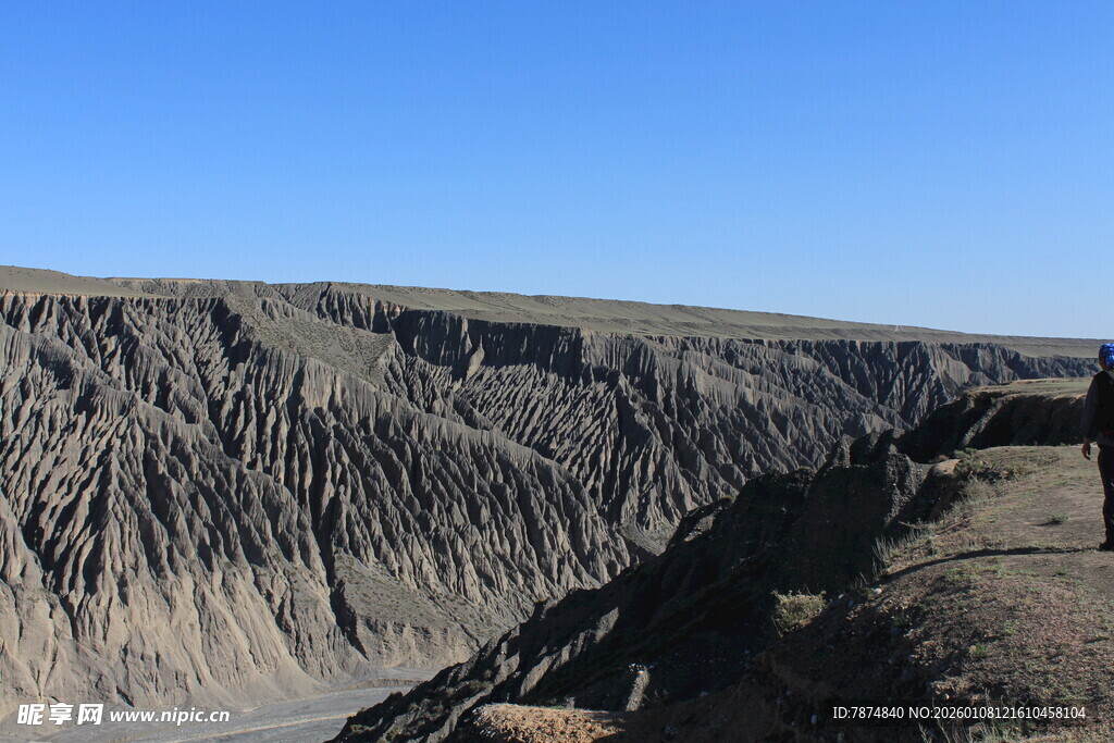 壮观沟壑地貌景观