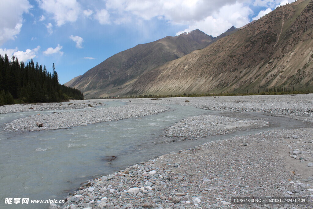 山间河流 自然美景如画