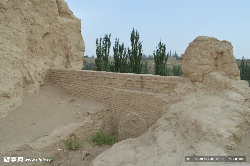 古老土遗址遗迹景观