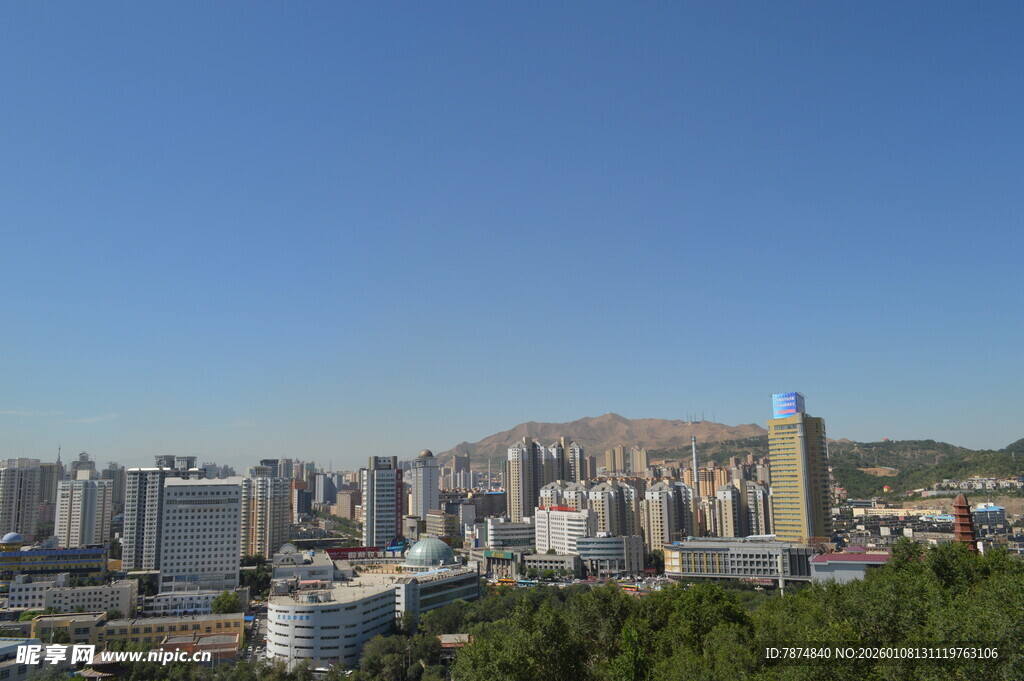 城市天际线风光