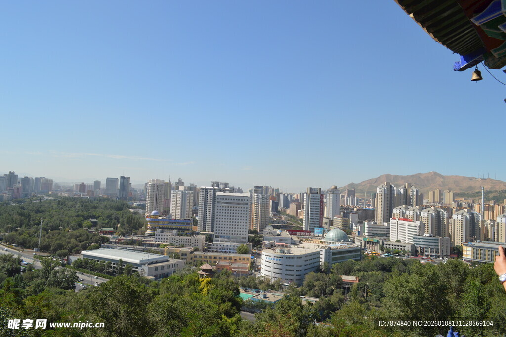 城市全景俯瞰图