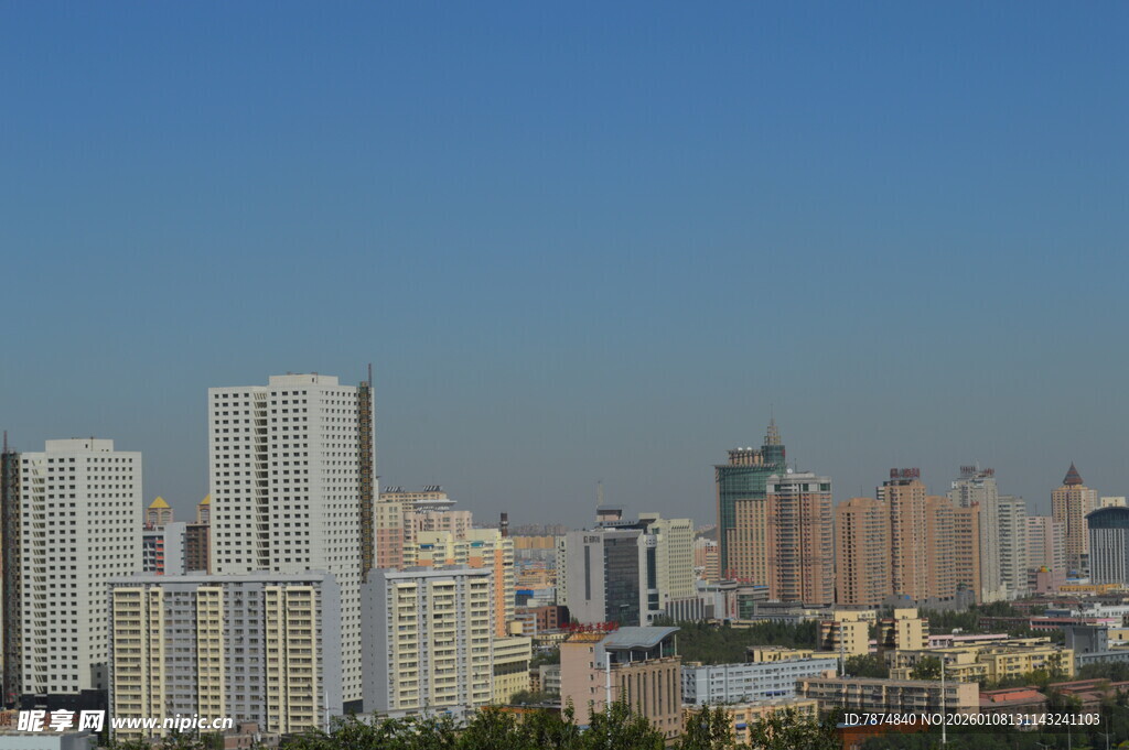 城市天际线风光