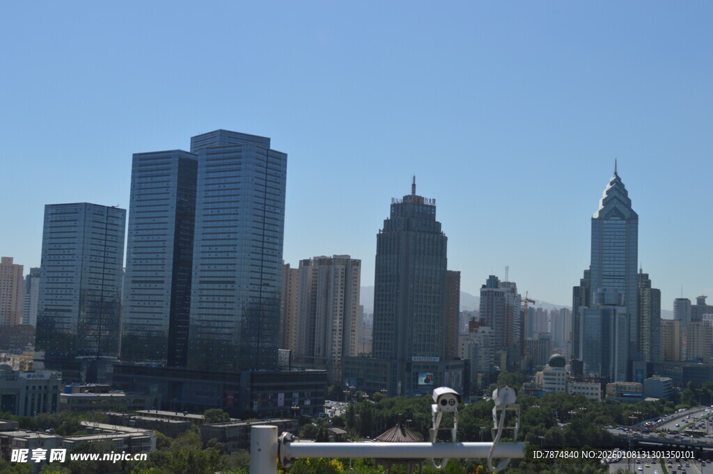 城市天际线景观