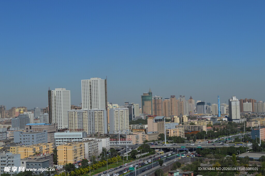 城市天际线景观