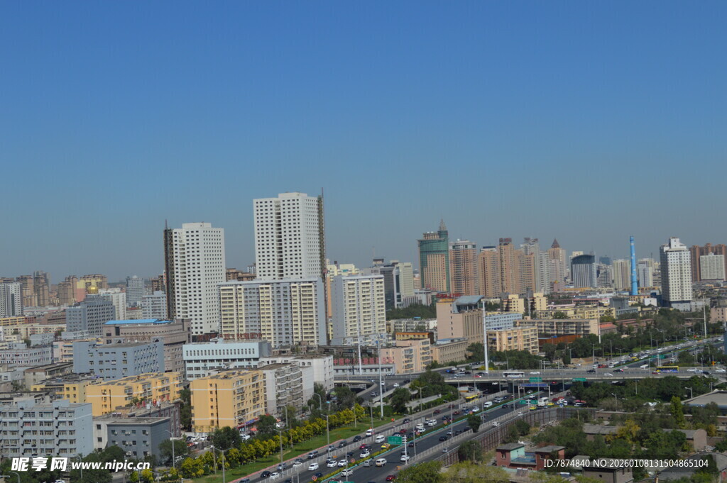城市天际线景观