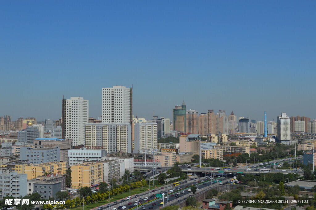 城市天际线景观