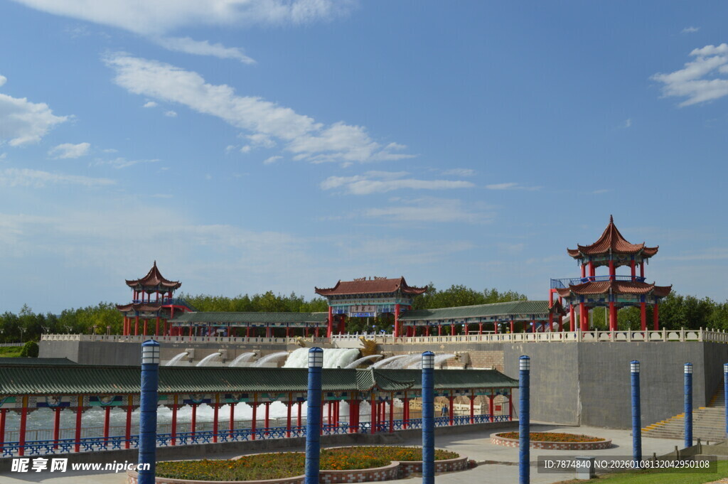 中式古建筑风景