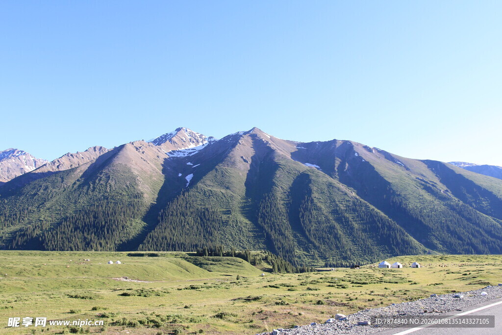 壮丽山野公路风景