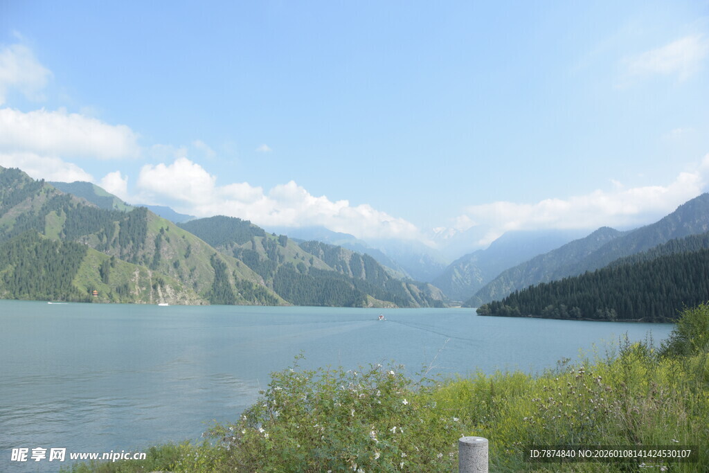 美丽山水湖景自然风光