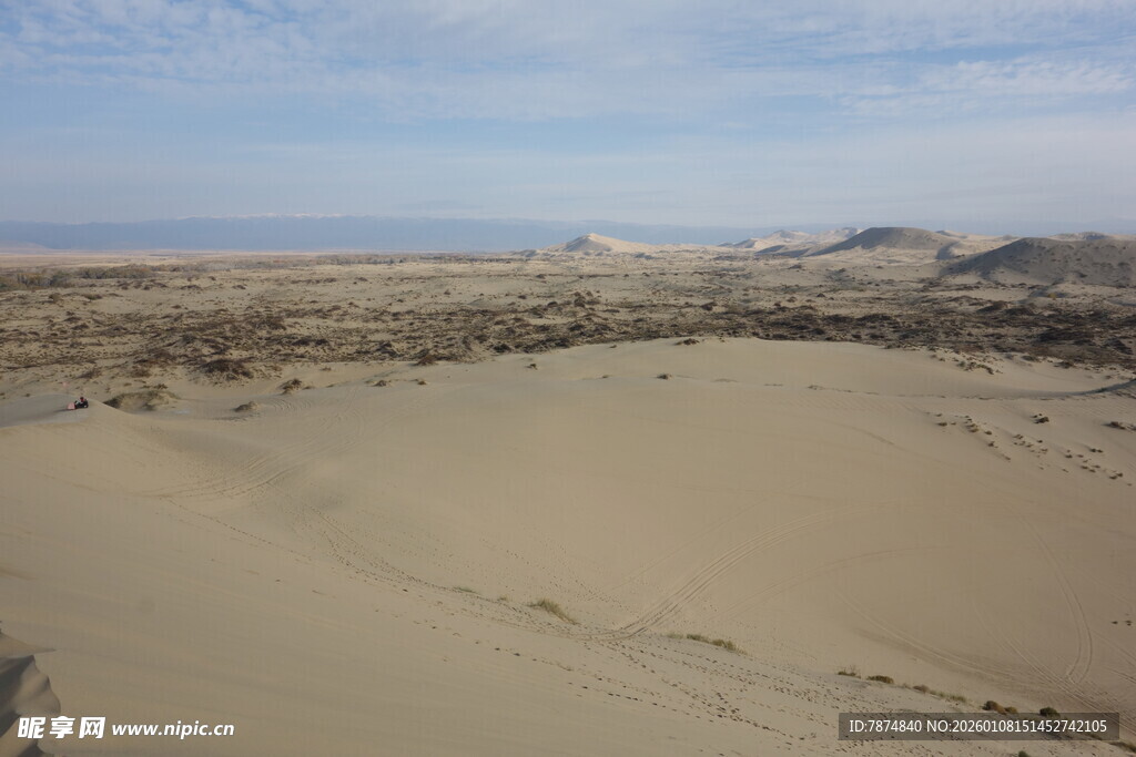 广袤沙漠景观