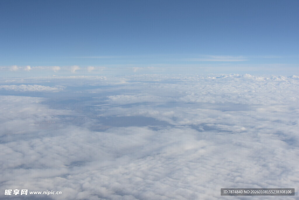 高空俯瞰云海美景