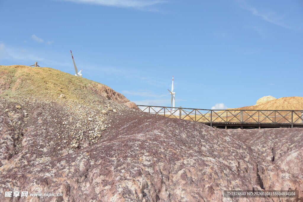 壮观露天矿场景观