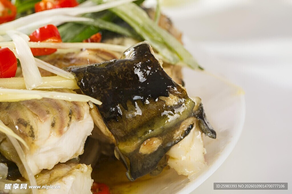 清蒸鲟鱼