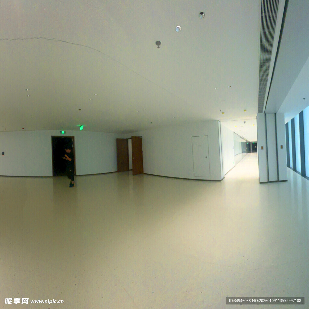 空旷现代室内空间场景