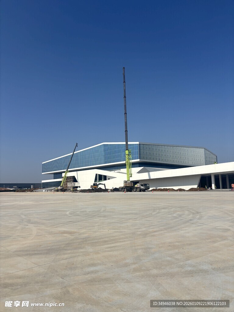 现代机场外观建筑