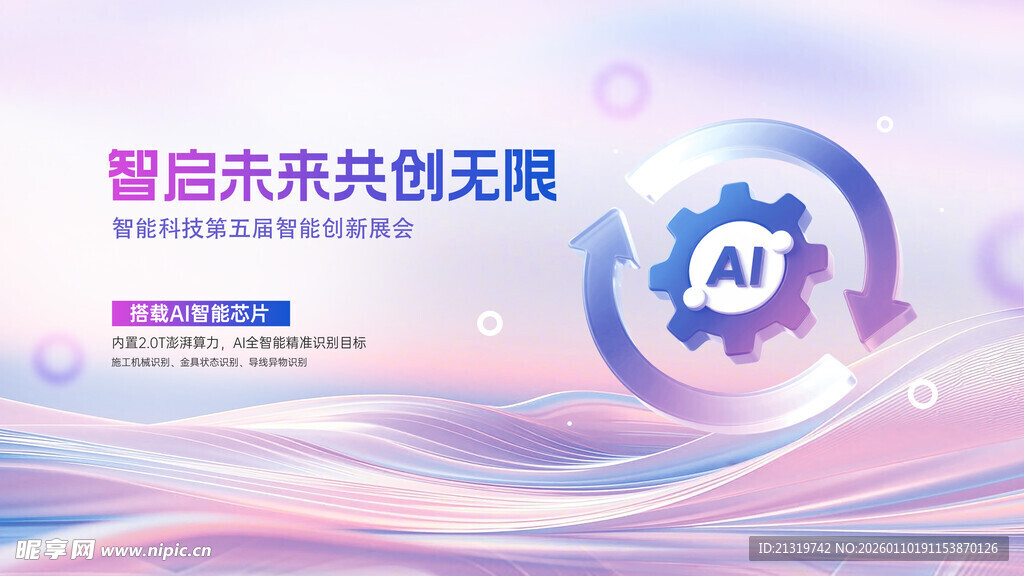 AI峰会展板