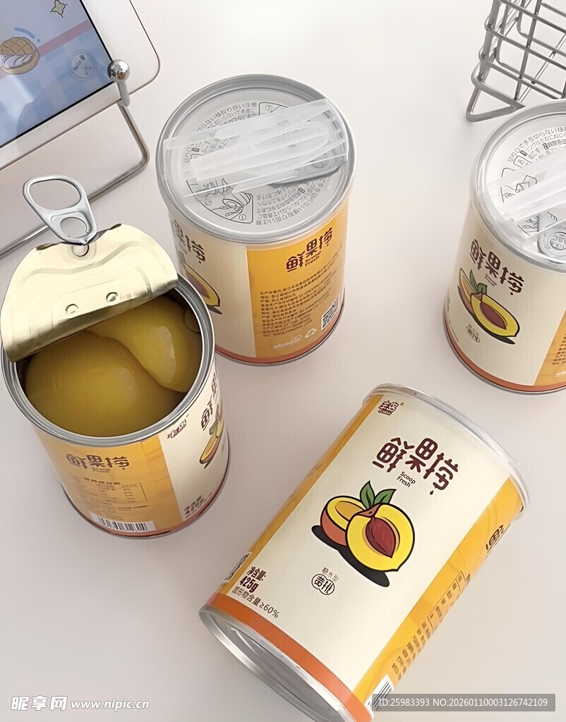 黄桃罐头