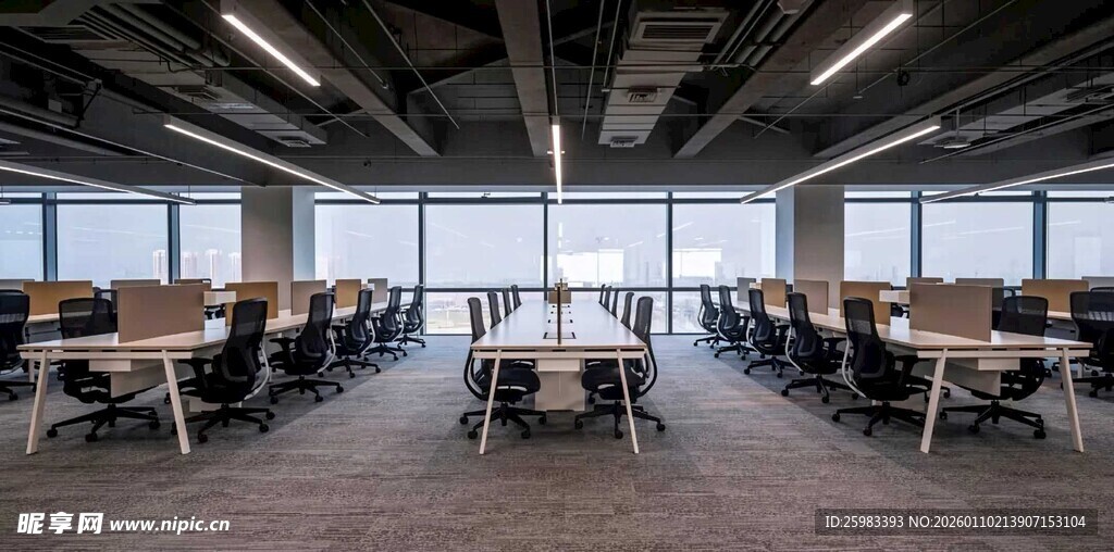 开放式办公空间