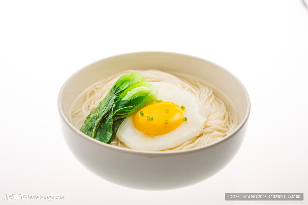 鸡蛋青菜面