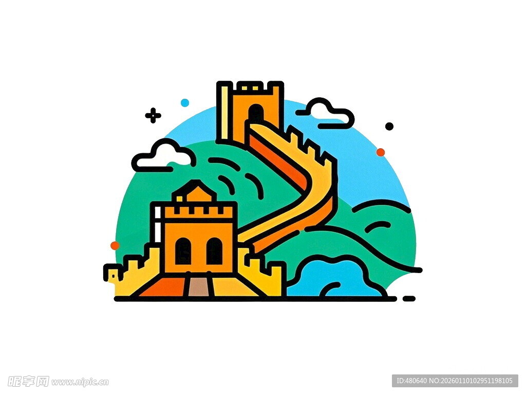 长城图标设计
