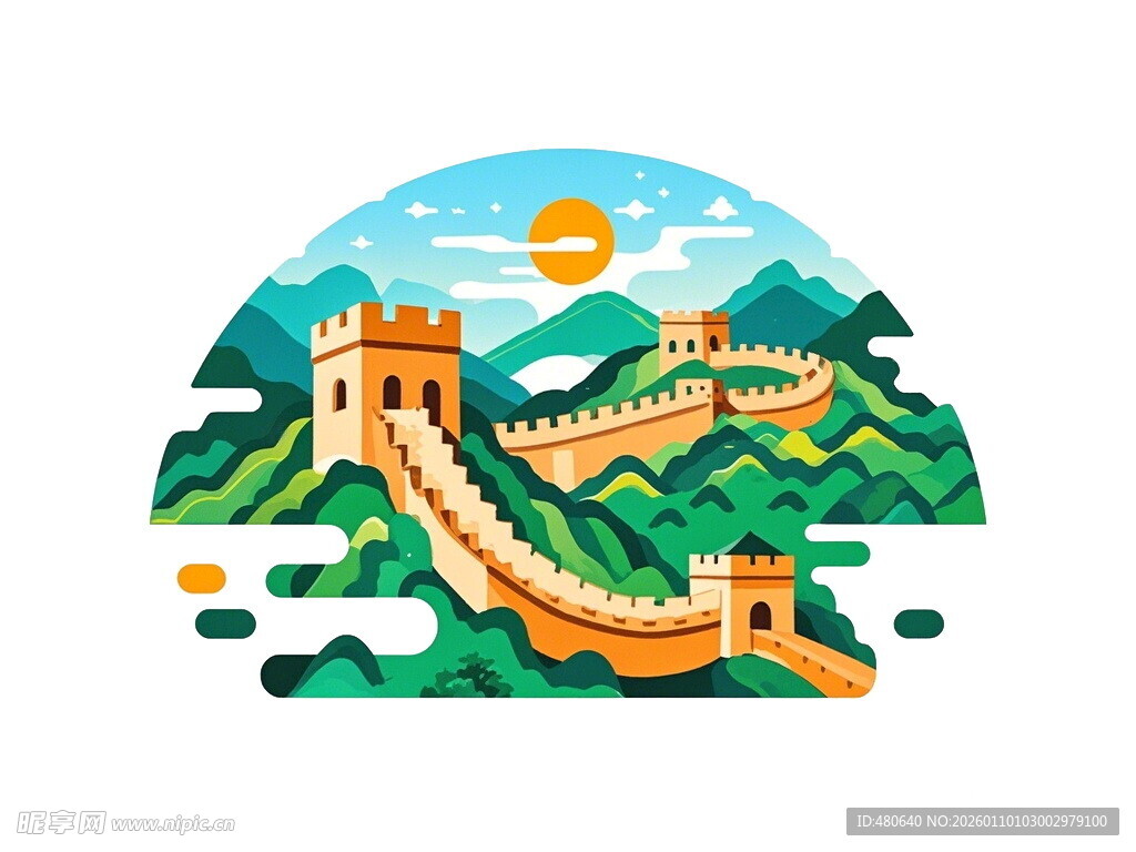 壮丽长城尽显山河之美