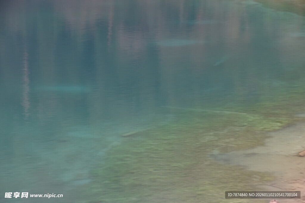 水下世界的朦胧景象