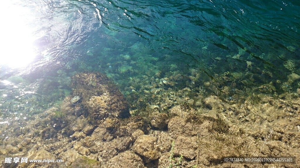 海底清澈景象