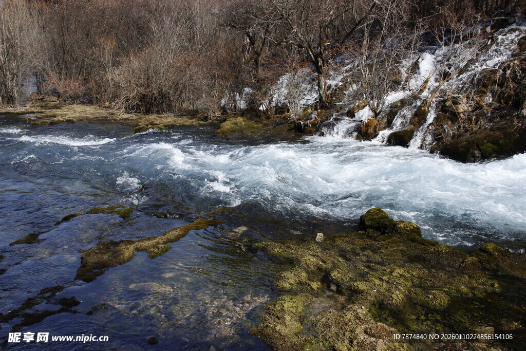 山间溪流 清澈灵动之景