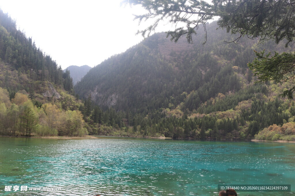 九寨沟绝美湖光山色