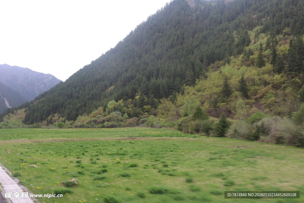 山间绿野美景