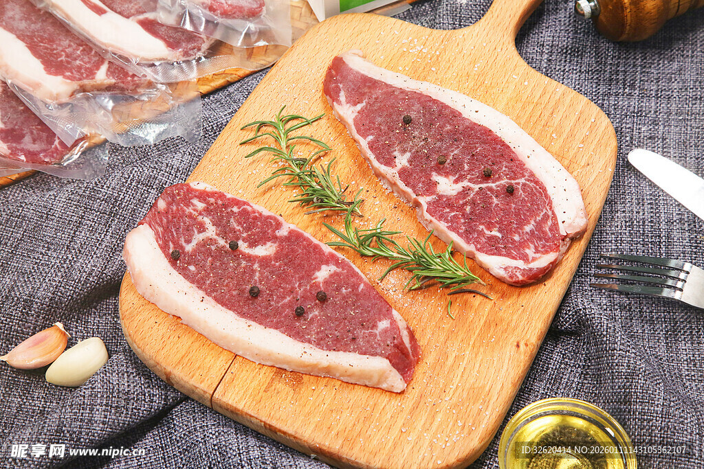 新鲜生牛肉 牛排