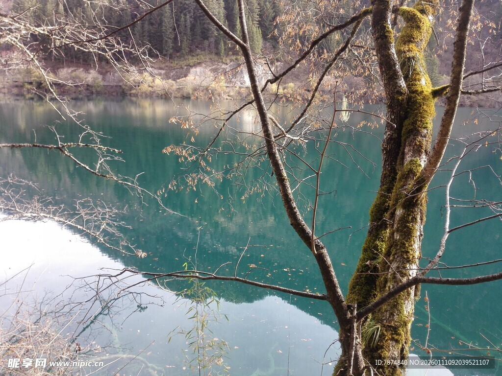 山间碧湖 静谧自然之景