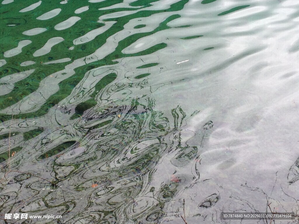 波光粼粼的水面纹理