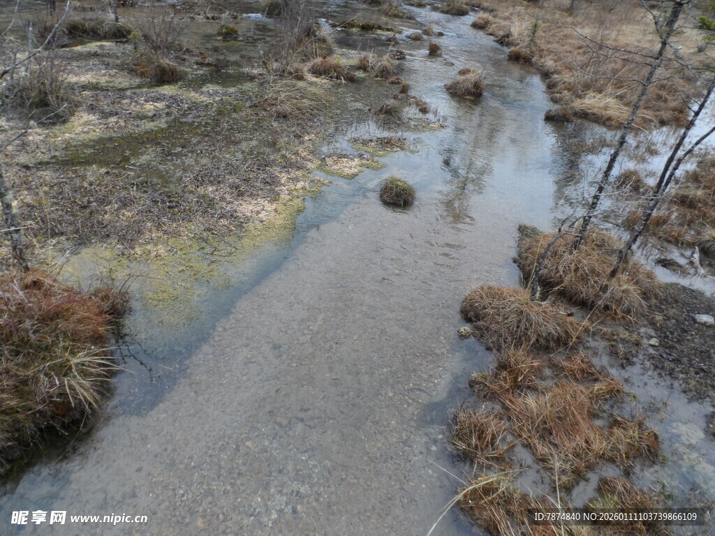 山间溪流 尽显自然野趣