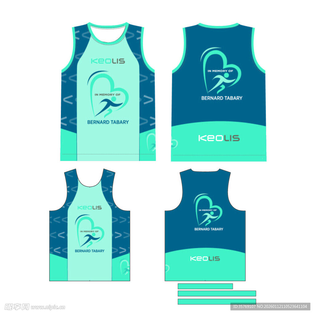 运动背心设计图展示