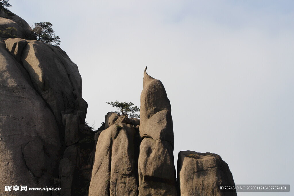 黄山奇峰景观
