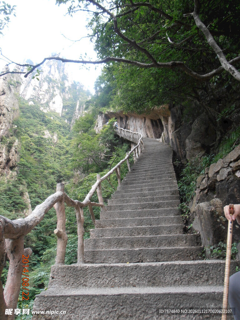 山间石阶 漫步自然之径