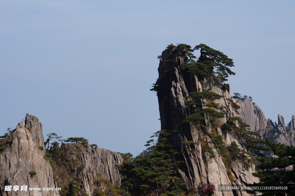 黄山奇峰景观
