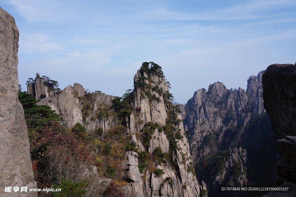 黄山奇峰景观